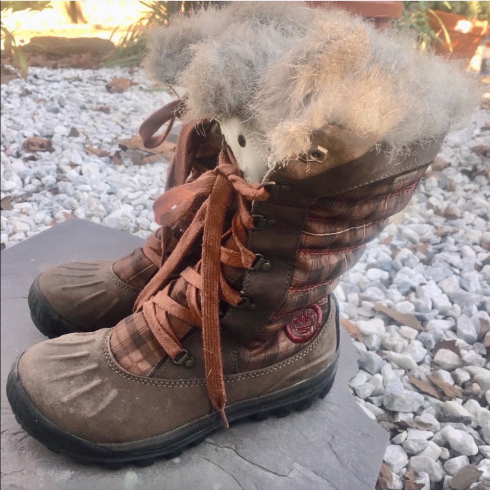 Timberland fur Sherpa winter snow boots